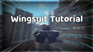 Roblox Parkour - How to get faster with wingsuit (tutorial)