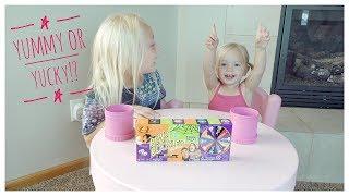 YUMMY or YUCKY!? Bean Boozled Challenge with Jojo and Bear! Trick or Treat!