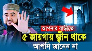 বাড়ীতে যে ৫ জায়গায় জ্বীন থাকে! এখনি জেনে নিন না হয় বিপদে পড়বেন | mustafiz rahmani