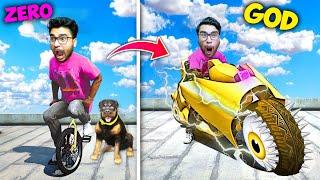 GTA V : CHOP AND Franklin Upgrading ZERO To GOD BIKE || Professor Of Pc Gaming