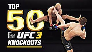 EA SPORTS UFC 3 | TOP 50 KNOCKOUTS - Community KO Video ep. 5