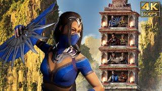 Mortal Kombat 1 (PS5) KITANA Klassic Towers Gameplay @ 4K 60ᶠᵖˢ 