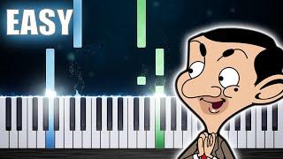 Mr. Bean Animated Theme Song - EASY Piano Tutorial by PlutaX