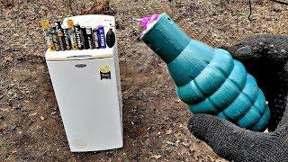 BIG FIRECRACKERS vs WASHING MACHINE