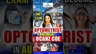 Become an Optometrist in Australia #shorts #optometrist #australia #ocanzexam #coe