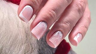 How to Make Snowflake Manicure. Winter Nail Designs