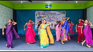 Children's day celebration | 24-25 | 6th & 7th girls | Nallanchu thellacheera | Vani Vidhyashram