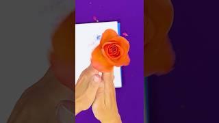 Learn to Paint with REAL FLOWERS! Fun Summer Craft for Kids! #diy #shorts