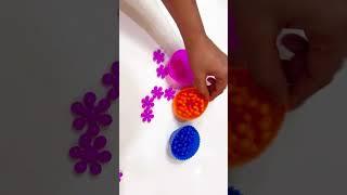 Oddly satisfying reverse video  ASMR sound colourful beads #asmr #shorts #toys #satisfying