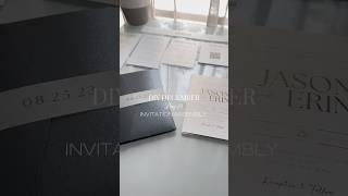 DIY December Day 24 - How to Assemble your Invitation Suite