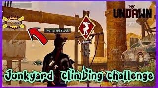 Undawn junkyard climbing challenge easy trick #undawnglobal #undawnlive #yonmaq #undawntamil