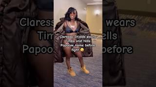 Claressa Shields wears timbs before weigh ins  #boxing #women #claressashields #shoes #news #tmz