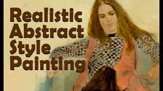 Pictorial Space and the Realistic Abstract style of painting