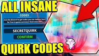 ALL BOKU NO ROBLOX REMASTERED CODES! *FREE* SECRET QUIRKS!