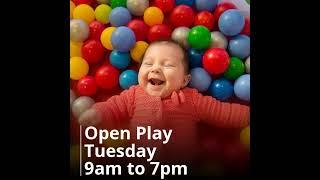 Open Play  Tuesday  9am to 7pm