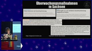 Überwachung in Sachsen - Wenn die Polizei 1984 als Rechtsgrundlage nutzt