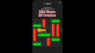 Mini Game today 25 October Hamster Kombat How To Solve Mini Game Puzzle in Hamster Kombat  SOLVED