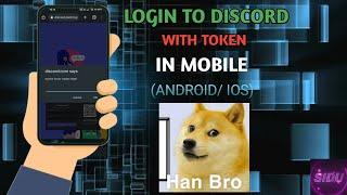 HOW TO LOG IN TO A DISCORD ACCOUNT WITH DISCORD TOKEN ANDROID/IOS/WINDOWS/MAC /ALL || BY SIDU||