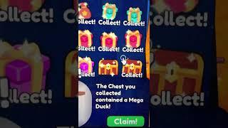 Pet capsules simulator getting back to back mega sucks from time chest #roblox #shorts