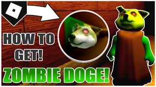 How to get the "ZOMBDOGE.." BADGE + ZOMBIE DOGE in PIGGY RP: INFECTION! [ROBLOX]