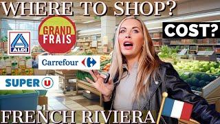 French Riviera Grocery Prices 2024 | Supermarket Shopping Spree