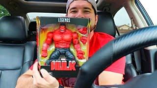 THIS ACTION FIGURE IS INSANE! MARVEL LEGENDS RED HULK (TARGET EXCLUSIVE) FIGURE REVIEW!