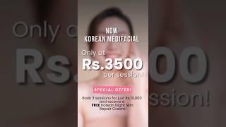 Korean Medi Facial now in Mira Bhayandar! 🫣 #shorts  #mirabhyander #koreanskincare #glassskin