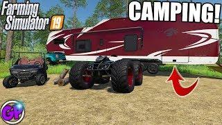 CAMPING FS19 TENT MOD FARMING SIMULATOR 19 CAMPING BUILDING FIRE FARMING SIMULATOR 2019