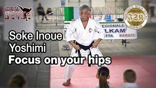 Soke Inoue Yoshimi - Focus on your hips rather than knees - Seminar Italy 2013
