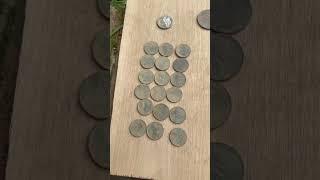 Interesting finds metal detecting 1930’s house. #coins #metaldetecting