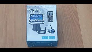 Clydek FM Car Bluetooth Transmitter