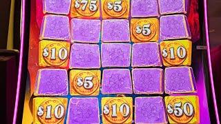I Get a Max Bet Triple Pop on Mystery of the Lamp: Treasure Oasis and Enchanted Palace.