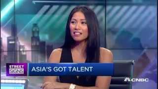 Anggun at CNBC News (May 8th, 2015)