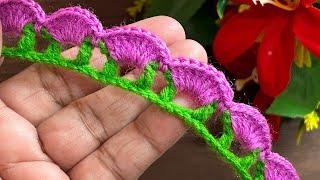  Wow Amazing Very easy crochet rose flower tutorial/ woolen flower  flower patterns