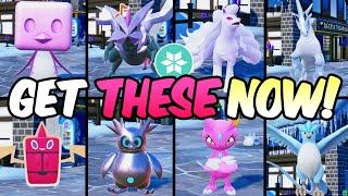 Get all Shiny ICE Type Pokemon in Scarlet Violet