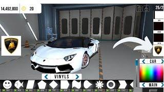 Creating Lamborghini logo in car parking multiplayer