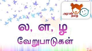 #AranTamil தமிழ் | ல, ள, ழ வேறுபாடுகள் | Tamil Education for All |#TNPC  ️️️