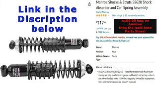 Monroe Shocks & Struts 58620 Shock Absorber and Coil Spring Assembly