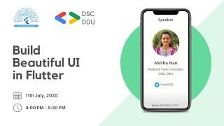 Build Beautiful UI in Flutter