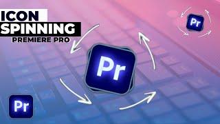 How To Create spinning Icon  effect In Premiere Pro