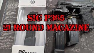 Sig P365 21 Round Magazine