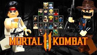 LEGO Stop Motion Mortal Kombat 11 Liu Kang vs  Erron Black