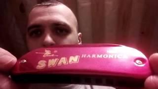 Губная гармошка Лодка SWAN (лебедь)