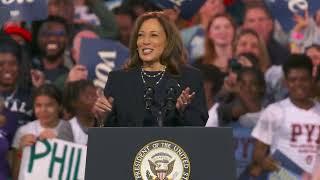 RAW VIDEO: Kamala Harris holds rally in Philadelphia, Pennsylvania