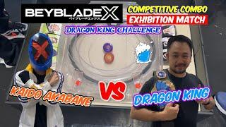 The Dragon King VS Kaido Akabane | Beyblade X Competitive Exhibition Matchベイブレードエックス