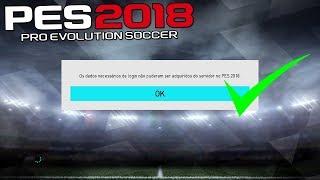 COMO ARRUMAR ERRO DOS DADOS DE LOGIN DO PES 2018 NO XBOX ONE!