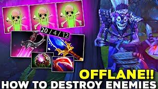 How to Destroy Enemies Offlane Dazzle Khanda + Scepter Insane - Dota 2