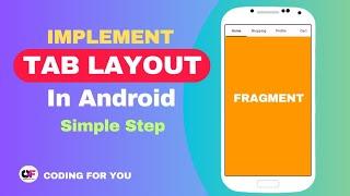 Tablayout with Fragments in Android Studio | Tab Layout in Android Studio Example | Tabs in Android