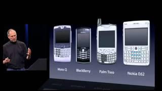 Steve Jobs introduces iPhone in 2007