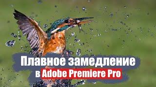 Плавное замедление и ускорение в Premiere Pro